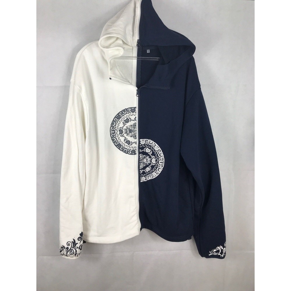 Microsoft Inspire GCR Full Zip Hoodie Sz XL Navy White Convertible